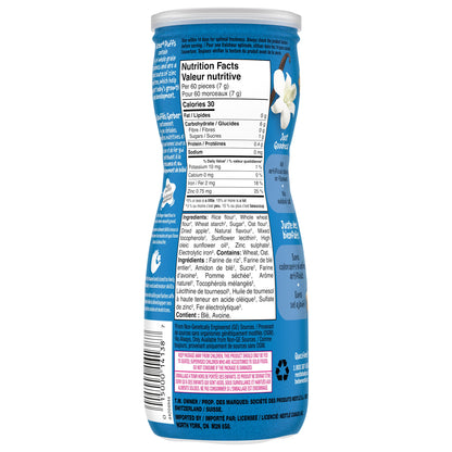 GERBER Puffs Blueberry Vanilla Baby Snacks, Case of 6, 252 g