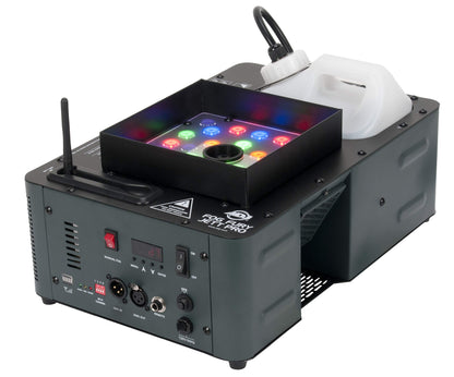 Machine à fumée verticale ADJ Fog Fury Jett Pro 1550W - 28 LED de 3 Watts - Noir