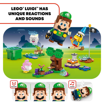 LEGO Super Mario LEGO Super Mario Adventures with Interactive Luigi Toy - Building Toys for Kids, Boys & Girls, Ages 6+ - Nintendo Birthday Gift Idea with 4 Figures - 71440