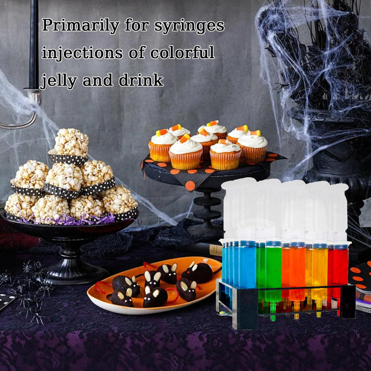 50 Pack Syringes with Tip Cap, 20ml Liquid Syringe BPA-Free Suringes, Washable, Durable, Party Nurses, Halloween, Thanksgiving Day, Birthday Nurses, Christmas 🍁 All In One Marketplace Canada