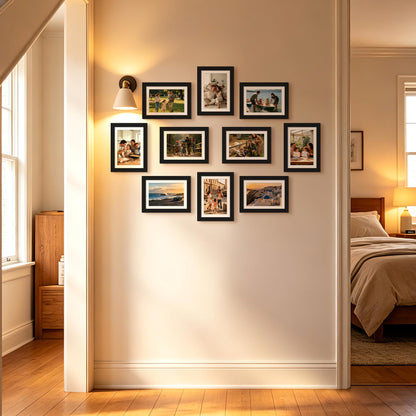 upsimples 5x7 Picture Frame Set of 10, Black 🍁 All In One Marketplace Canada