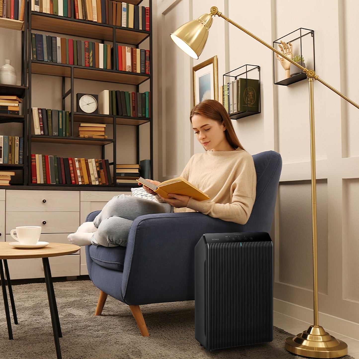 WINIX 5510 Air Purifier (New Generation of 5500-2) with Wi-Fi for Home Large Room Up to 1882 Ft² in 1 Hr, True HEPA, High Deodorization Carbon Filter and Auto Mode, Captures Pet Allergies and smoke - Available at All In One Marketplace Canada