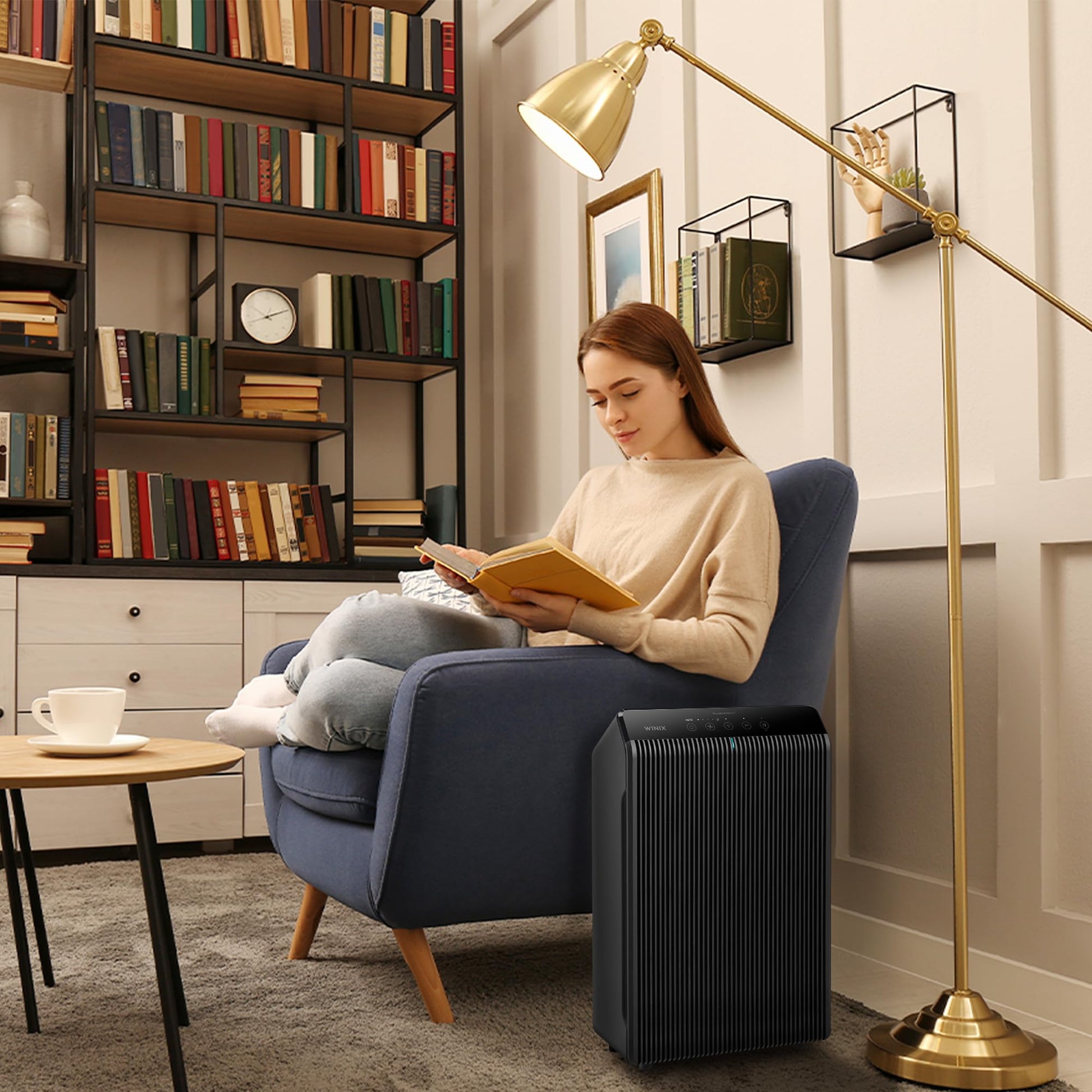 WINIX 5510 Air Purifier (New Generation of 5500-2) with Wi-Fi for Home Large Room Up to 1882 Ft² in 1 Hr, True HEPA, High Deodorization Carbon Filter and Auto Mode, Captures Pet Allergies and smoke - Available at All In One Marketplace Canada