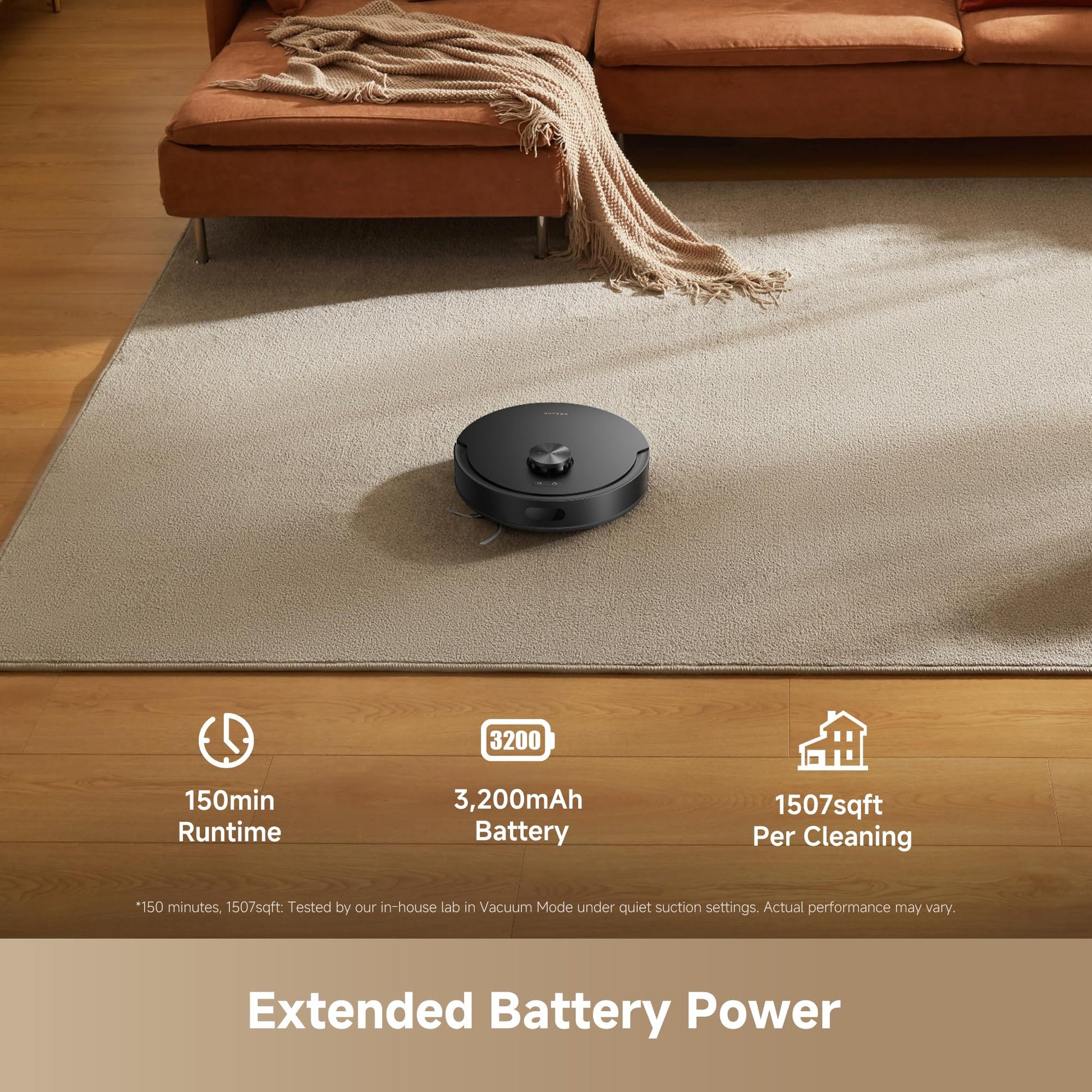 DREAME D20 Air Plus Robot Vacuums and mop, 20,000Pa Suction, Self-Emptying dreame