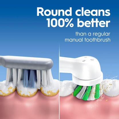Oral B Pro Clean Battery Toothbrush, Deep Clean - White, 1 Toothbrush, 1 Brush Head, Built-in Timer and batteries included