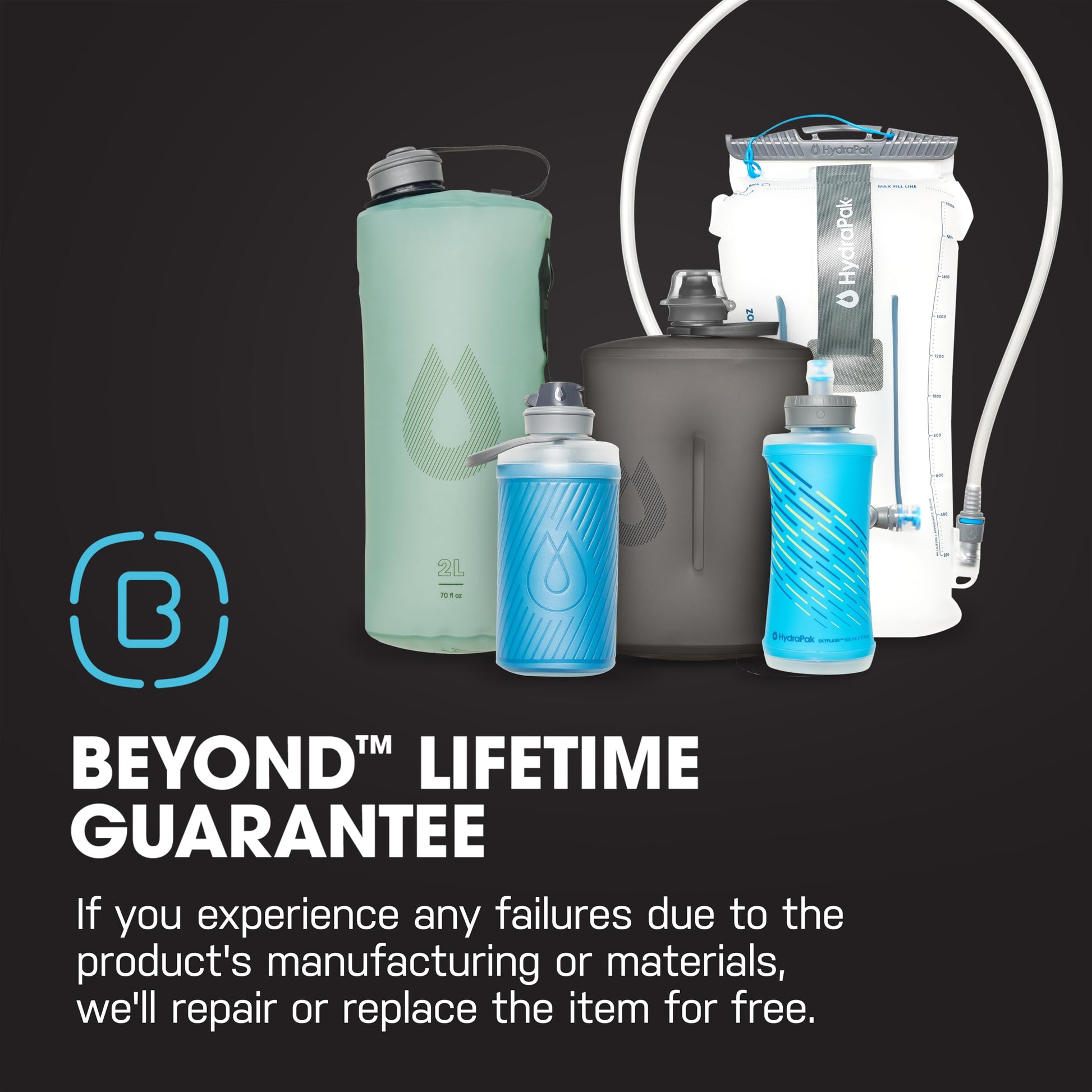 HydraPak Contour Hydration Reservoir (2L, Clear) HydraPak