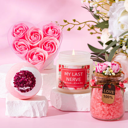 Birthday Gifts Basket for Women, Unique Self Care Package Relaxation Spa Bath Set for Mom,Get Well Soon Box for Her, Christmas Mother's Day Thinking of You Gift Ideas For Best Friends,Sister, Wife 🍁 All In One Marketplace Canada