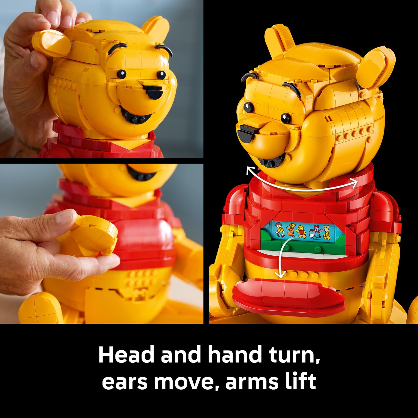 LEGO Disney Winnie the Pooh Building Set - Home, Office or Book Shelf Decor for Adult Fans, Ages 18+ - with Eeyore Figure - Collectible Disney Gift - 43300 LEGO