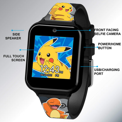 Interactive Pokémon Watch with Camera, Games, and Learning Tools. Designed for Safe, Offline Entertainment with no Internet or Wi-Fi connectivity - POK4231AC Pokémon