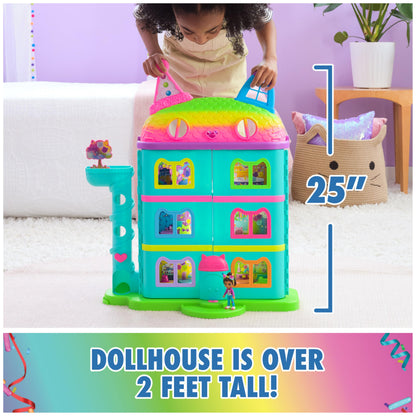 DreamWorks GABBY'S Dollhouse, 14 Pc Celebration Dollhouse, 25-Inches Tall, with Toy Figures, Doll House Furniture & 10 Sounds, Kids Toys for Girls & Boys Ages 3+ 🍁 All In One Marketplace Canada