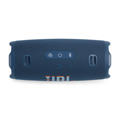 JBL Charge 6 - Portable Waterproof & Drop-Proof Bluetooth Speaker, Bold Pro Sound with AI Sound Boost, 28Hrs of Playtime, Built-in powerbank & Comes with a Sturdy/Removable Carrying Strap (Blue)
