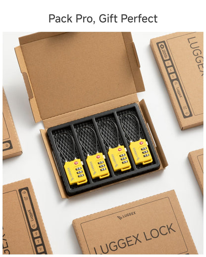 LUGGEX Luggage Lock, TSA Locks for Luggage, Suitcases Locks TSA Approved - Available at All In One Marketplace Canada