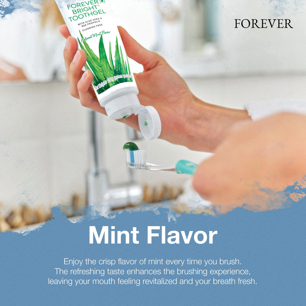 Forever Living | Forever Bright Toothgel - 4.6oz Vegan Non-Fluoride Toothgel with Peppermint & Spearmint - Gentle Oral Care for Kids & Adults - 1 Pack 🍁 All In One Marketplace Canada
