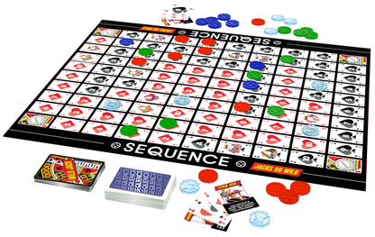 Goliath Sequence Jacks Go Wild! | Strategy Board Game Includes Additional Wild Jacks Cards | 2-12 Players, Ages 7+ Goliath