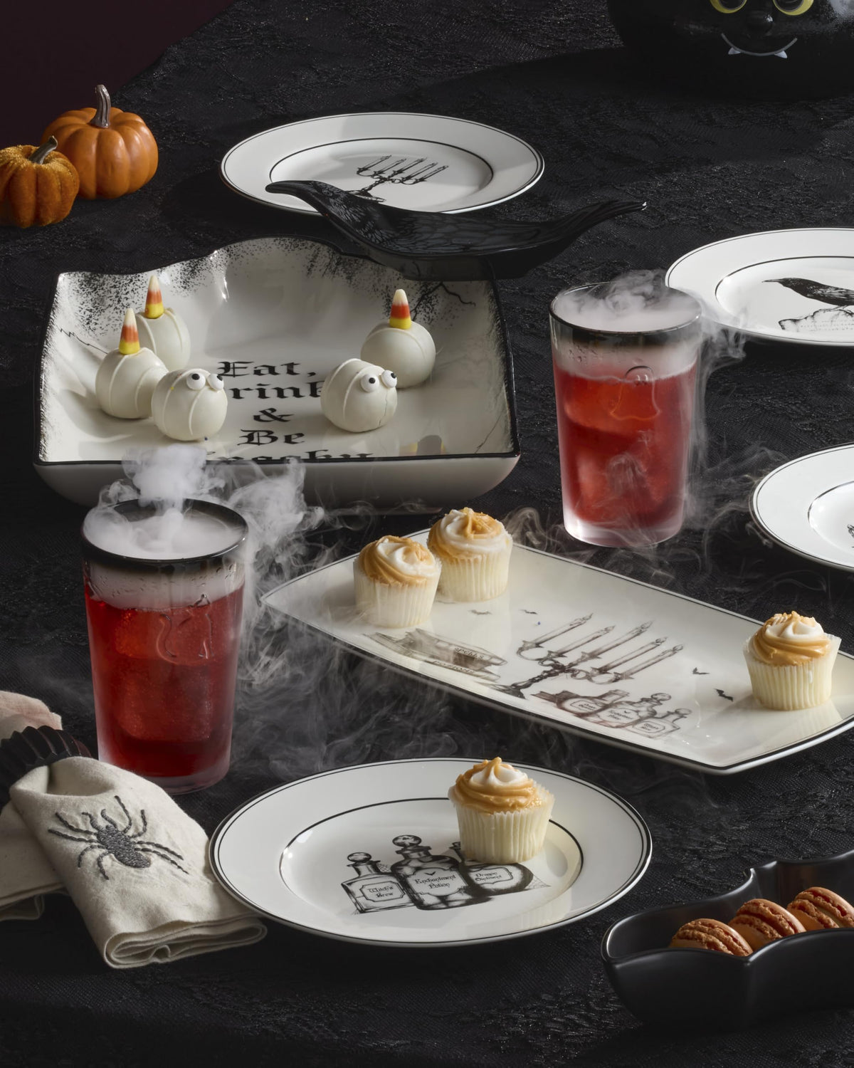 Plateau à hors-d’œuvre vintage Halloween Lenox 899239