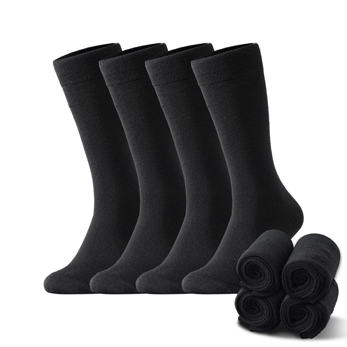 Mens Merino Wool Dress Socks, Lightweight Thermal Crew Socks for Winter 🍁 All In One Marketplace Canada