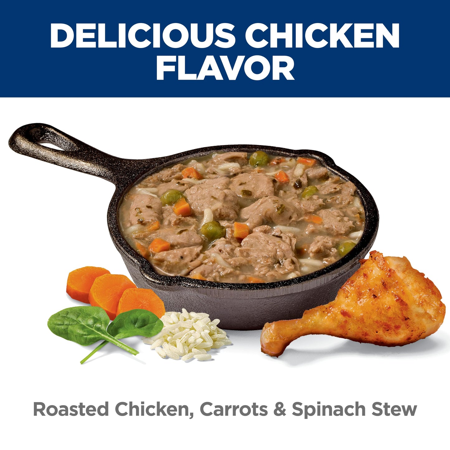 Hill's Science Diet Adult Healthy Cuisine Canned Dog Food, Roasted Chicken Carrots & Spinach 12 x 354 g Can Hill's Science Diet