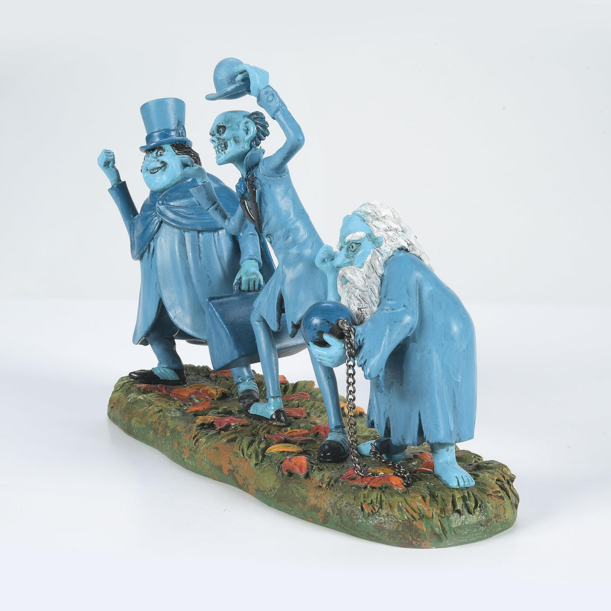 Figurine Department 56 Snow Village Halloween Disney The Haunted Mansion « Beware of Hitchhikers », 9,5 cm H x 5,5 cm L x 15,4 cm L, Multicolore