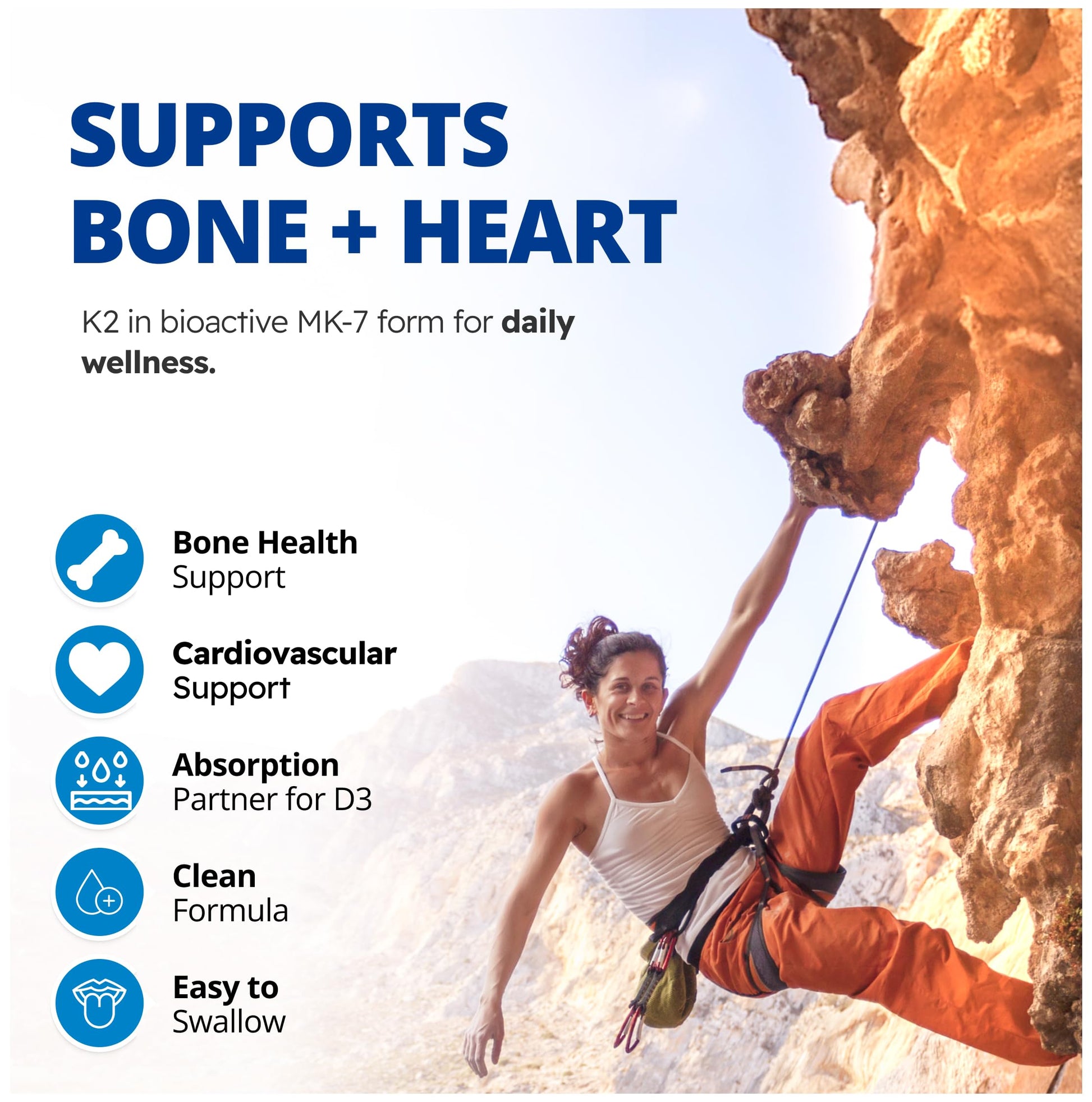 CanPrev K2 120mcg with Organic Coconut Oil, 120 Softgels 120-Day Supply, Pure MK-7 for Enhanced Absorption, Support for Stronger Bones and Healthy Teeth - Available at All In One Marketplace Canada