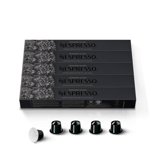 Nespresso Original Ristretto Coffee Pods, Dark Roast, Intensity 10, 50 Pods 🍁 All In One Marketplace Canada