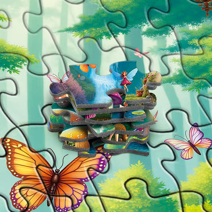 Rocorose 500 Piece Puzzles for Adults, Mushroom House Jigsaw Puzzle Challenging Fairy Mushroom Village Puzzle Holiday Party Educational Game Birthday Festival Gift 🍁 All In One Marketplace Canada