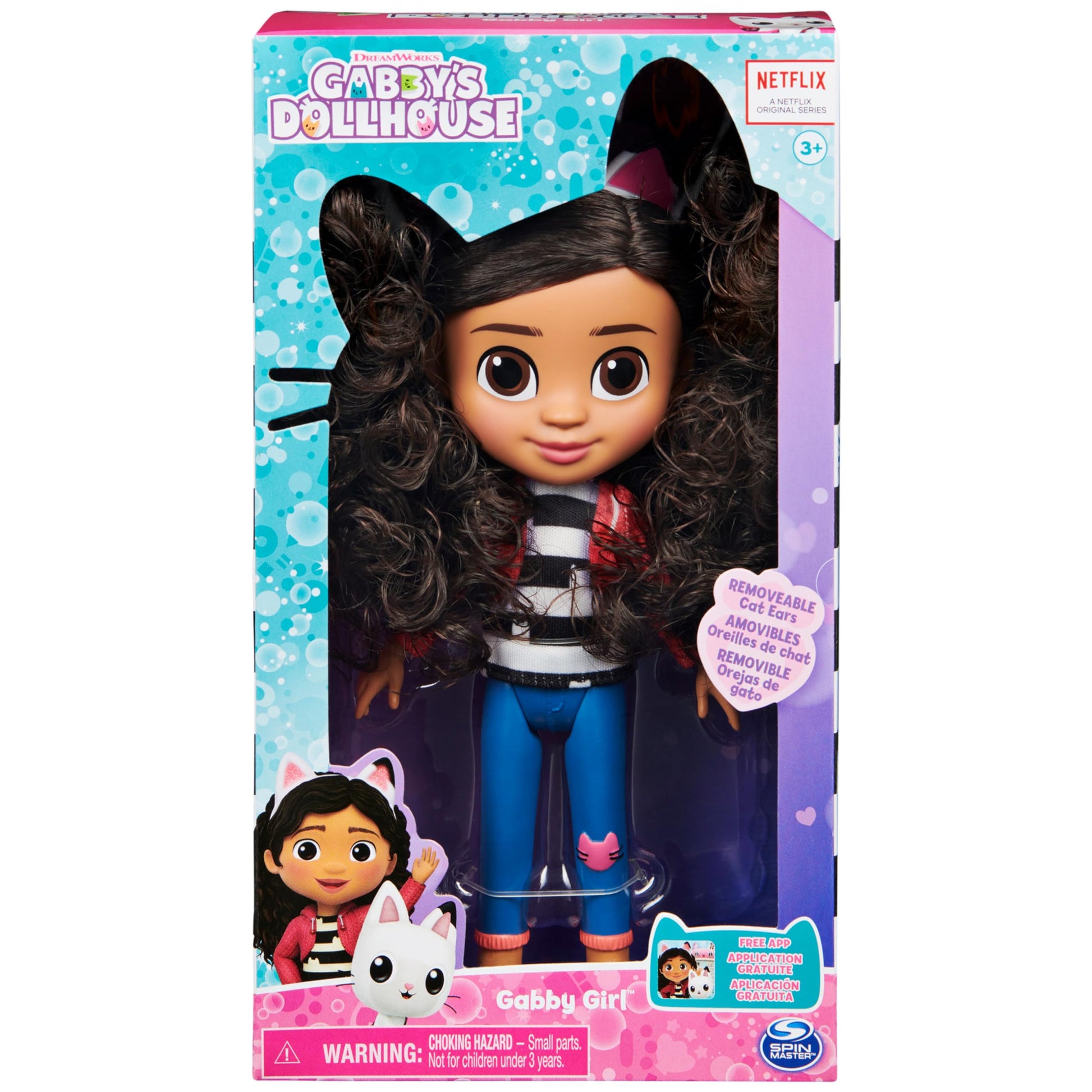 Gabby’s Dollhouse, 8-inch Gabby Girl Doll, Kids Toys for Ages 3 and up DREAMWORKS GABBY'S DOLLHOUSE