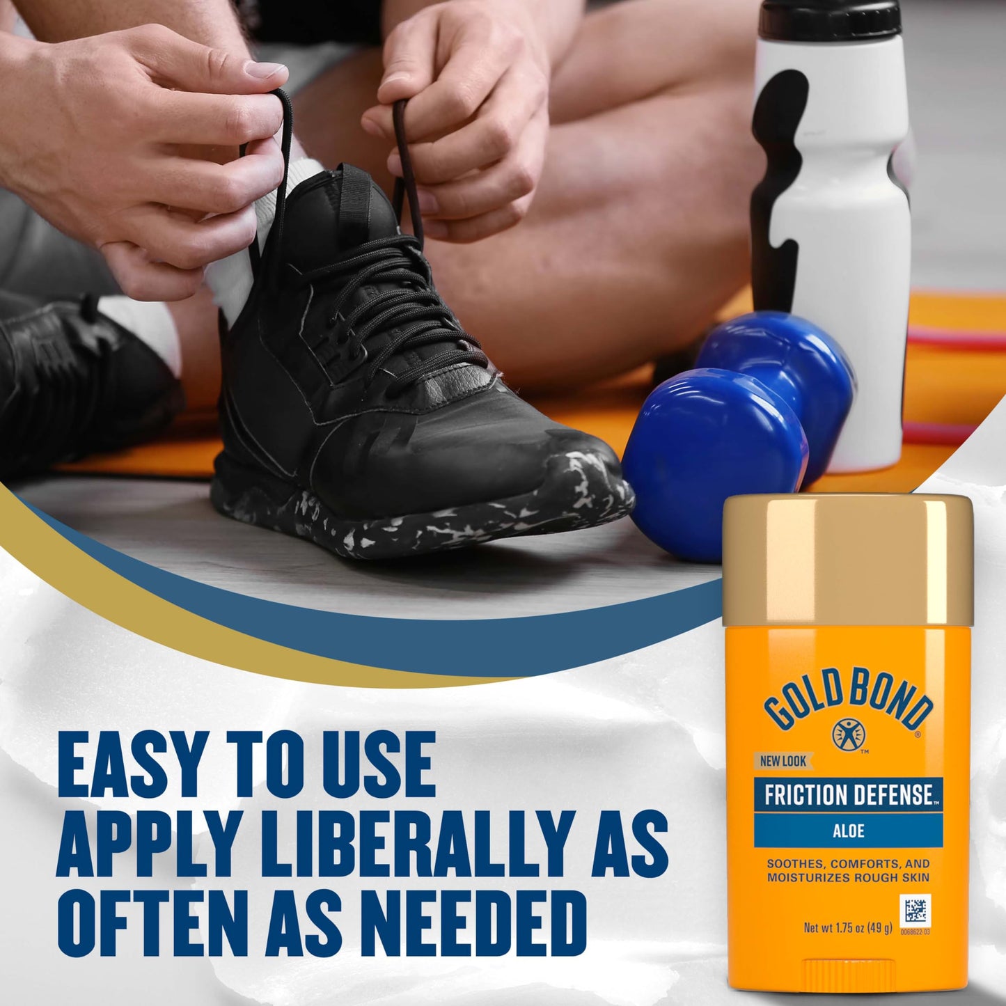 Health Life Gold Bond Friction Defense Stick Unscented 1.75 oz - Available at All In One Marketplace Canada