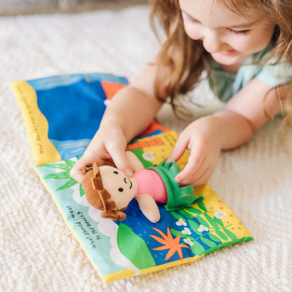 Melissa & Doug Soft Activity Baby Book - What Should I Wear?Sensory Toys for Toddlers, Travel Toys for Toddlers, Dress Up Doll for Babies and Melissa & Doug