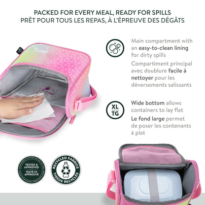 Ensemble coordonné 2 pièces Roots pour enfants, sac à dos de 22,5 L et sac à lunch de 5 L