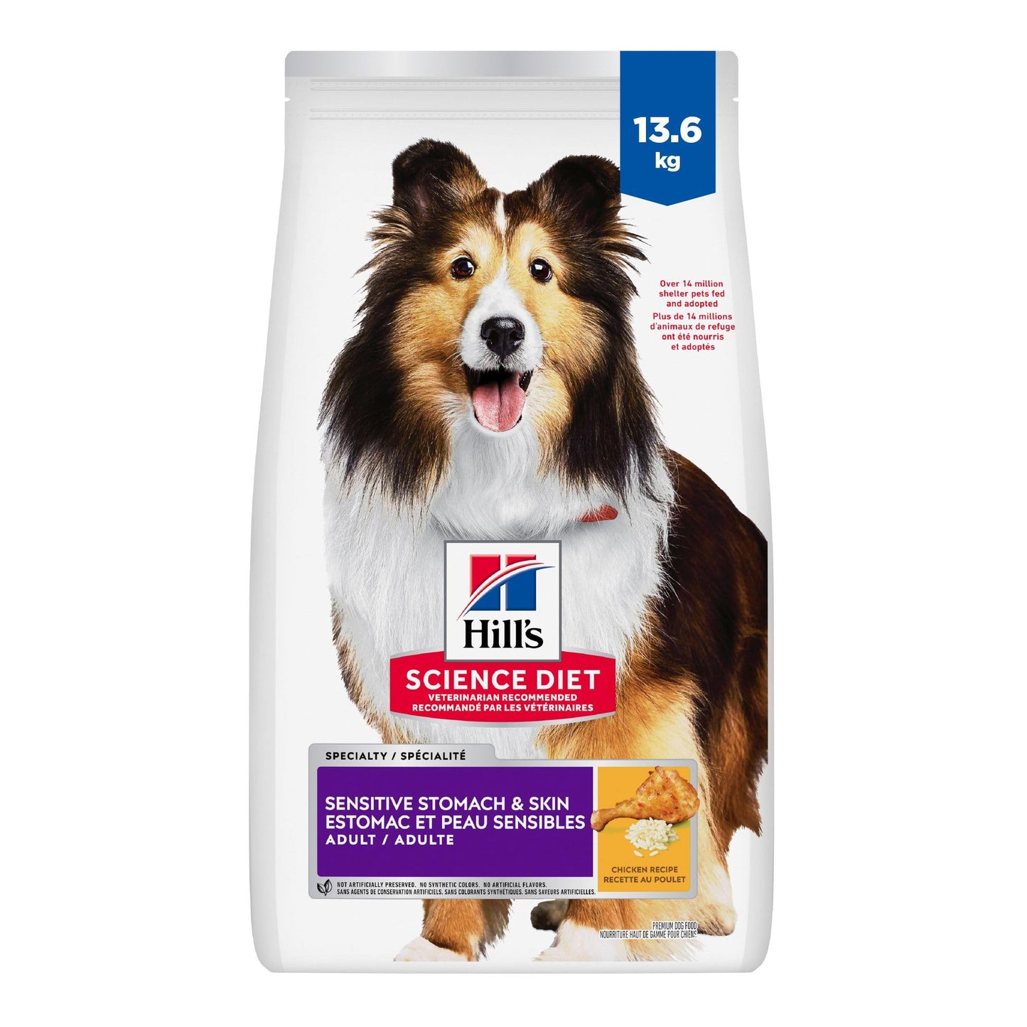Hill's Science Diet Adult Sensitive Stomach & Skin Chicken Recipe Dry Dog Food 13.6 kg Bag 🍁 All In One Marketplace Canada