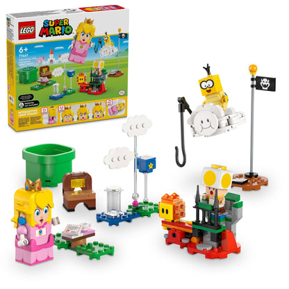 LEGO Super Mario Adventures with Interactive Peach Princess Toy, Super Mario Playset for Kids, Yellow Toad Figure, Nintendo Toy Gift for Girls, Boys and Any Gamers Ages 6 and Up, 71441 LEGO