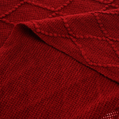 Battilo Red Throw Blanket for Couch, 50"x60" 🍁 All In One Marketplace Canada