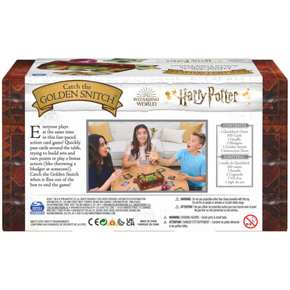 Harry Potter Catch The Golden Snitch, A Quidditch Board Game for Witches, Wizards and Muggles, Family Game Ages 8 & up Spin Master Games