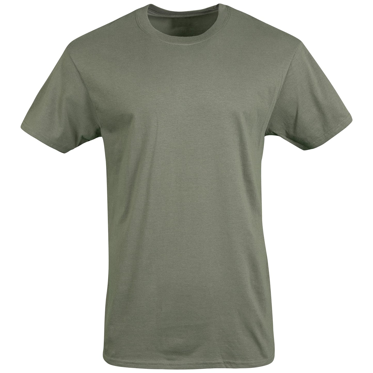 T-shirts ras du cou Gildan pour hommes, paquets multiples, modèle G1100, Noir/Gris Sport/Vert Militaire (paquet de 5), TT-Grand