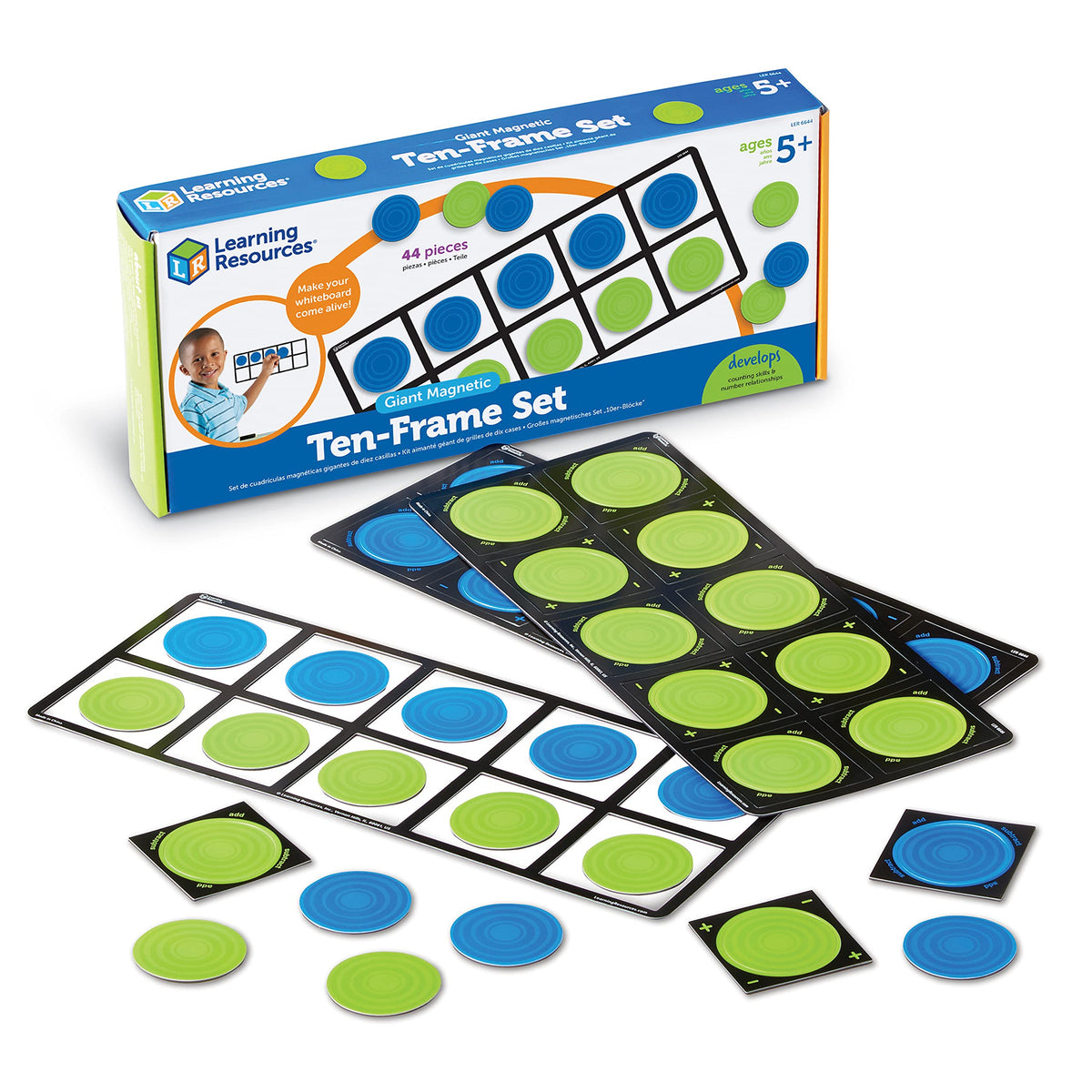 Learning Resources Giant Magnetic Ten Frame Set