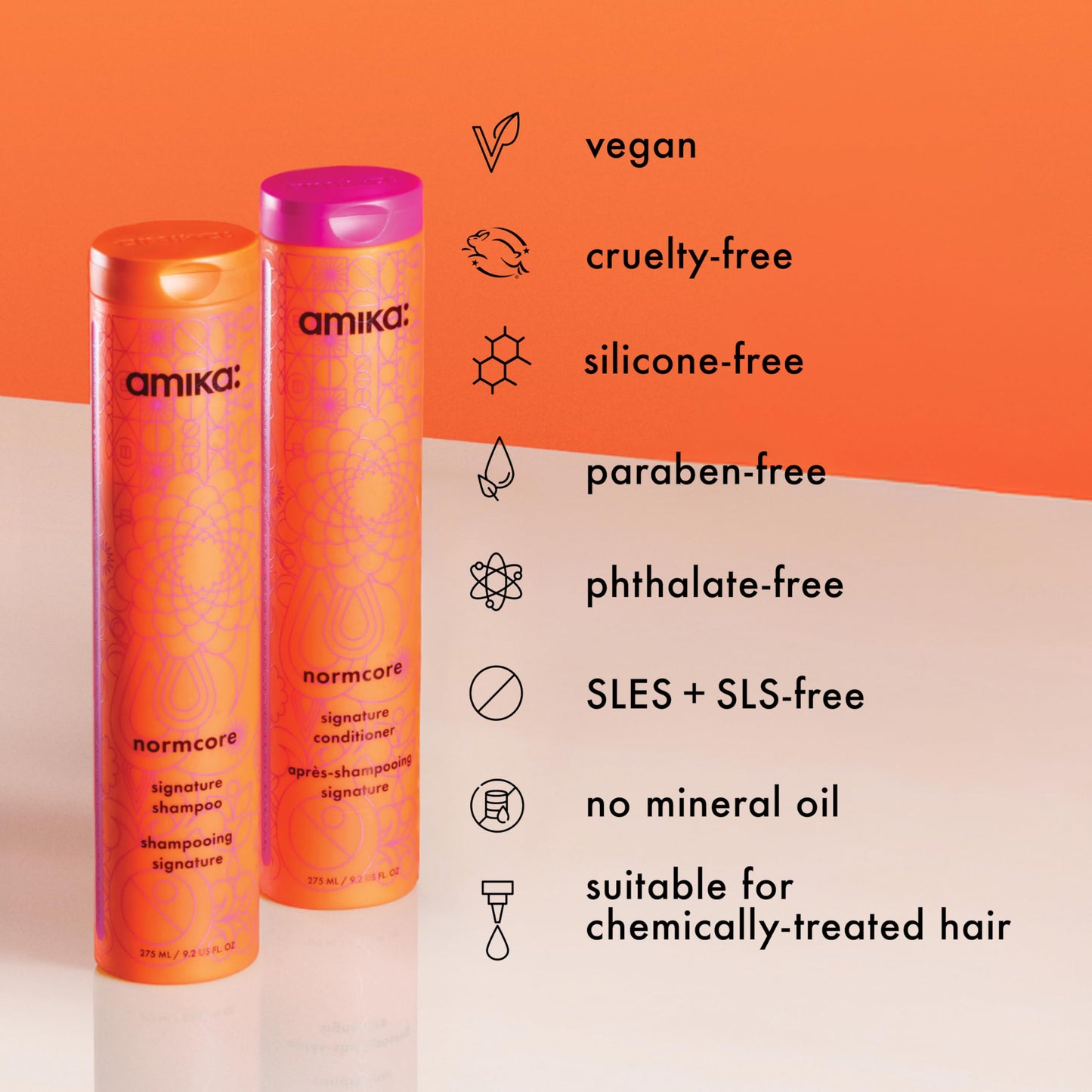 amika normcore signature conditioner, 275ml (Pack of 1) - Available at All In One Marketplace Canada