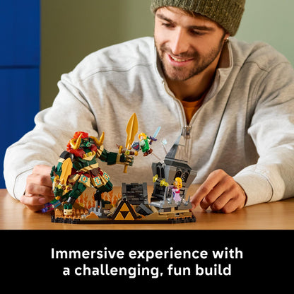 LEGO The Legend of Zelda: Ocarina of Time – The Final Battle - Building Set for Adults, Ages 18+ - Nintendo Collectible with Link & Zelda Minifigures - Bedroom or Game Room Decor - 77093 LEGO