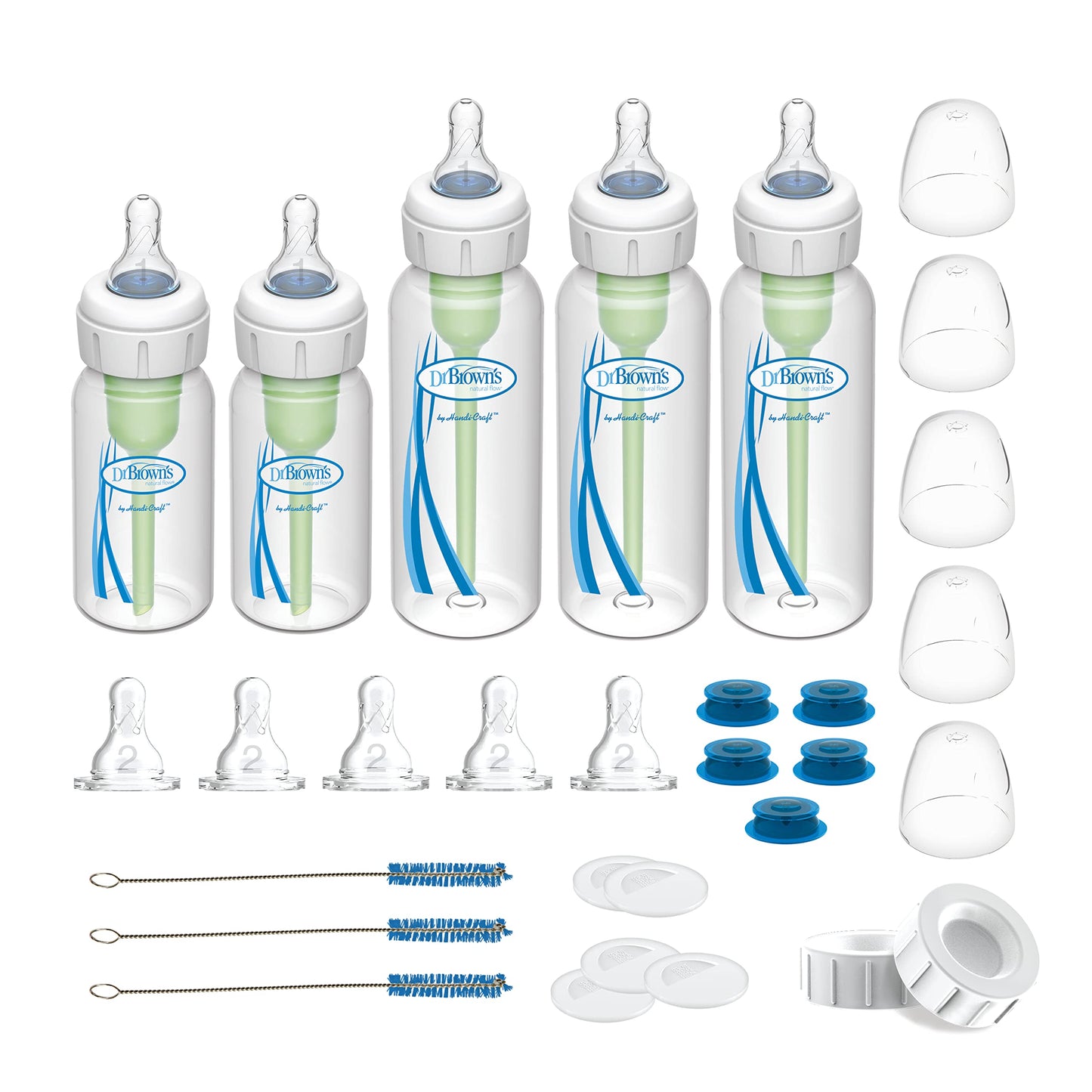 Dr. Brown’s Natural Flow Anti-Colic Options+ Specialty Feeding Starter Kit, 8 oz - Available at All In One Marketplace Canada