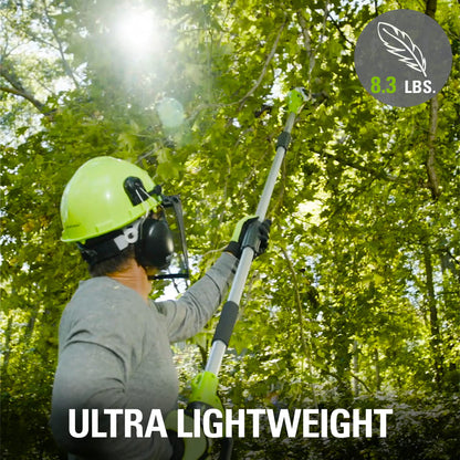 Greenworks 20192 8.5-Inch 6.5 Amp Electric Corded Pole Saw, Green Greenworks