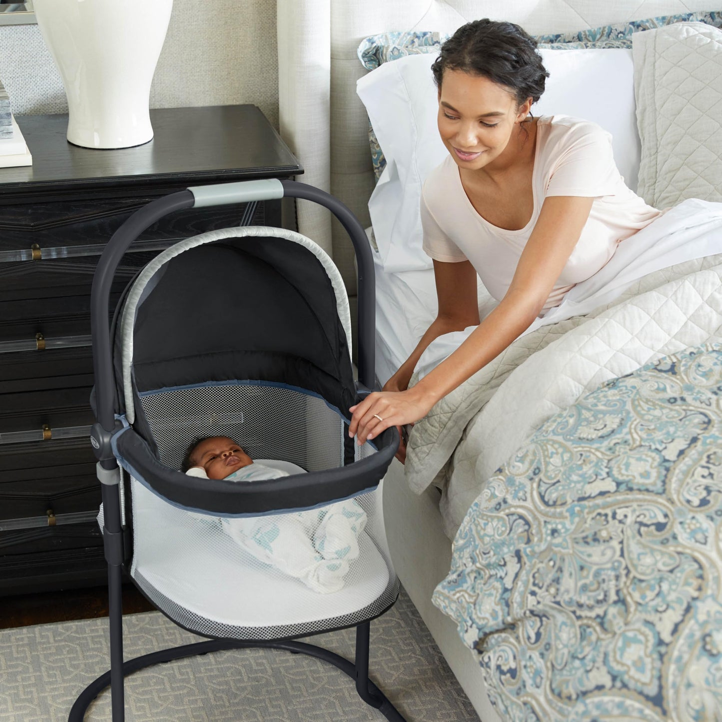 Graco Pack 'n Play Day2Dream Bassinet Playard, Rainier 🍁 All In One Marketplace Canada