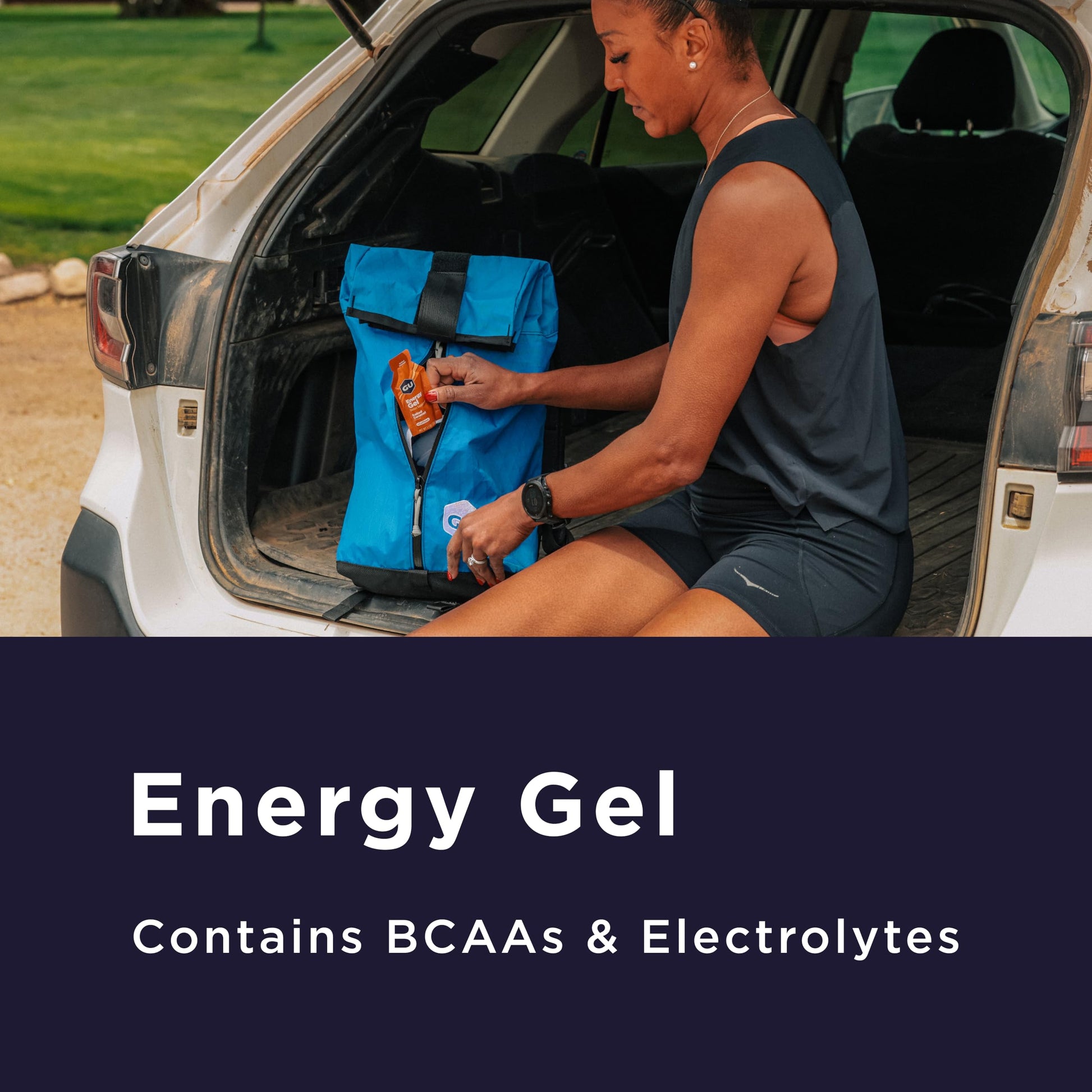 GU ENERGY Original Sports Nutrition Energy Gel, Salted Caramel, 24-Count