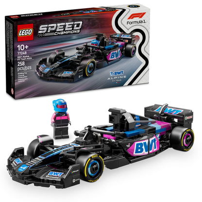 LEGO Speed Champions – Jouet de Voiture de Course BWT Alpine F1 Team A524 – Set de Construction pour Enfants, Garçons et Filles, 10 ans et plus – Voiture Jouet pour Fans de F1 – Idée Cadeau d’Anniversaire – 77248