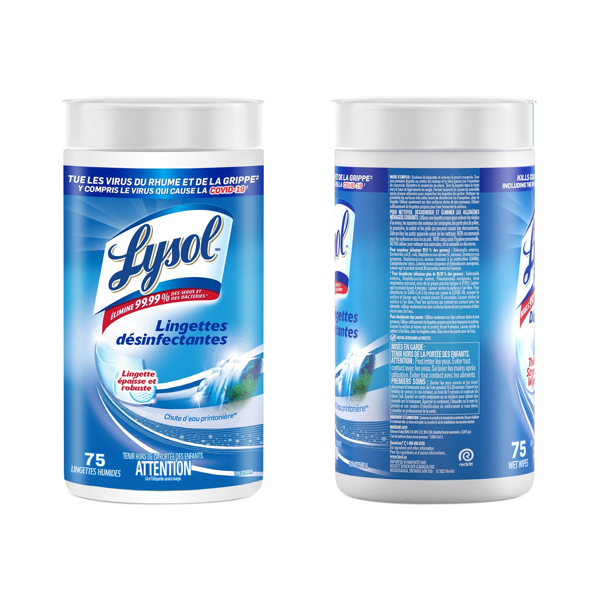 Lysol Thick Strong Disinfecting Wipes, 6 X 75 ct