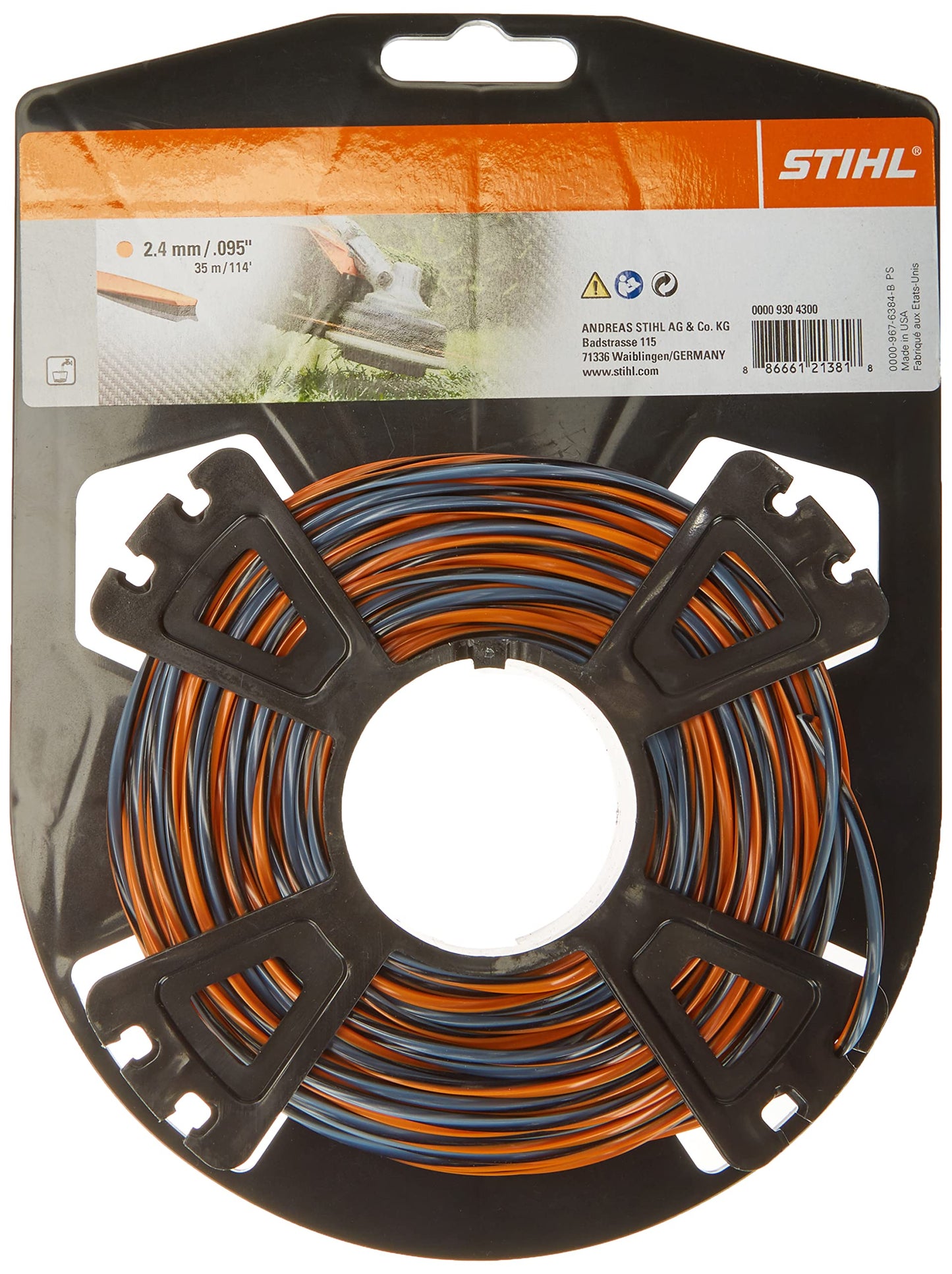 Stihl 0000 930 4300 CF3 Pro Trimmer Line Stihl