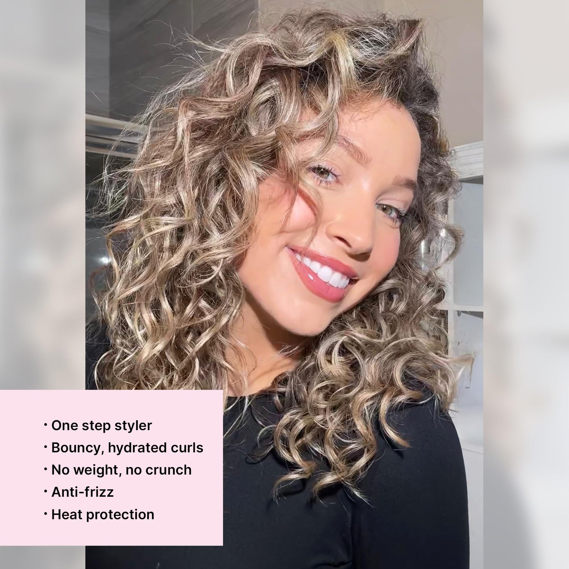 COLOR WOW Dream Coat for Curly Hair - Frizz-Free Curls Made Easy | Moisture-Boosting Spray, Curl-Enhancing Formula, Frizz-Fighting Power, 6.7 fl. oz - Available at All In One Marketplace Canada