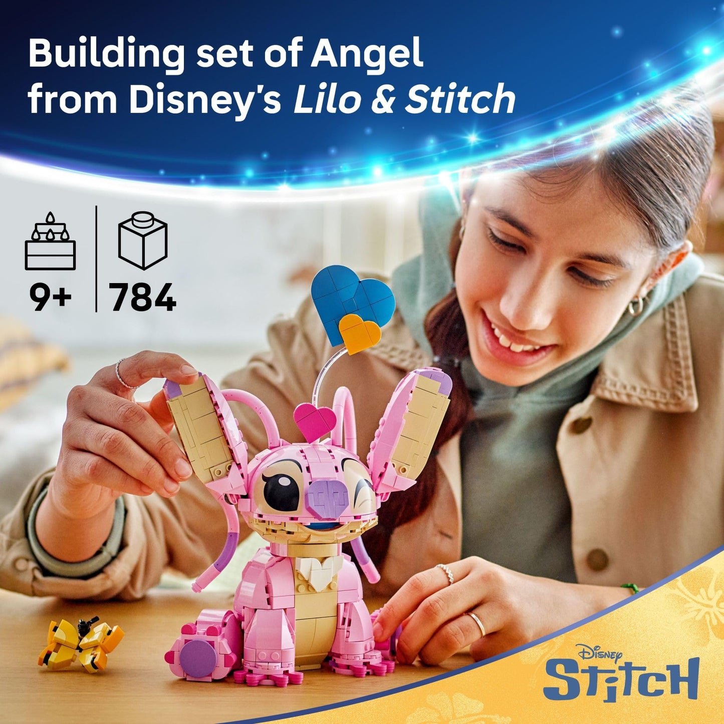 LEGO Disney Angel Lilo & Stitch Kids Toy - Room Decor and Building Set for Girls and Boys, Ages 9+ - Birthday Gift Idea for Young Fans Who Love Stitch Stuff and Learning Toys - 43257 🍁 All In One Marketplace Canada