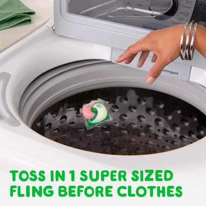 Gain Super Flings Laundry Detergent Pacs, 45 Count, Vibrant, irresistibly clean and fresh - Available at All In One Marketplace Canada