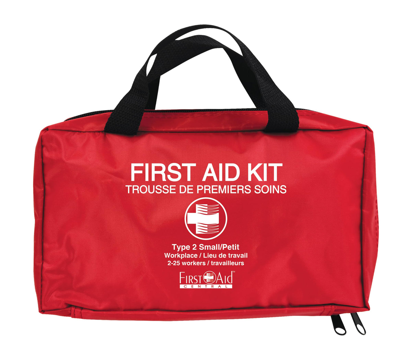 First Aid Central AZ-CSA2SN Type 2 25-Person Basic First Aid Kit, 91 Pieces FIRST AID CENTRAL