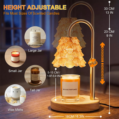 YiaMia Candle Warmer Lamp - Timer & Dimmable Light 🍁 All In One Marketplace Canada