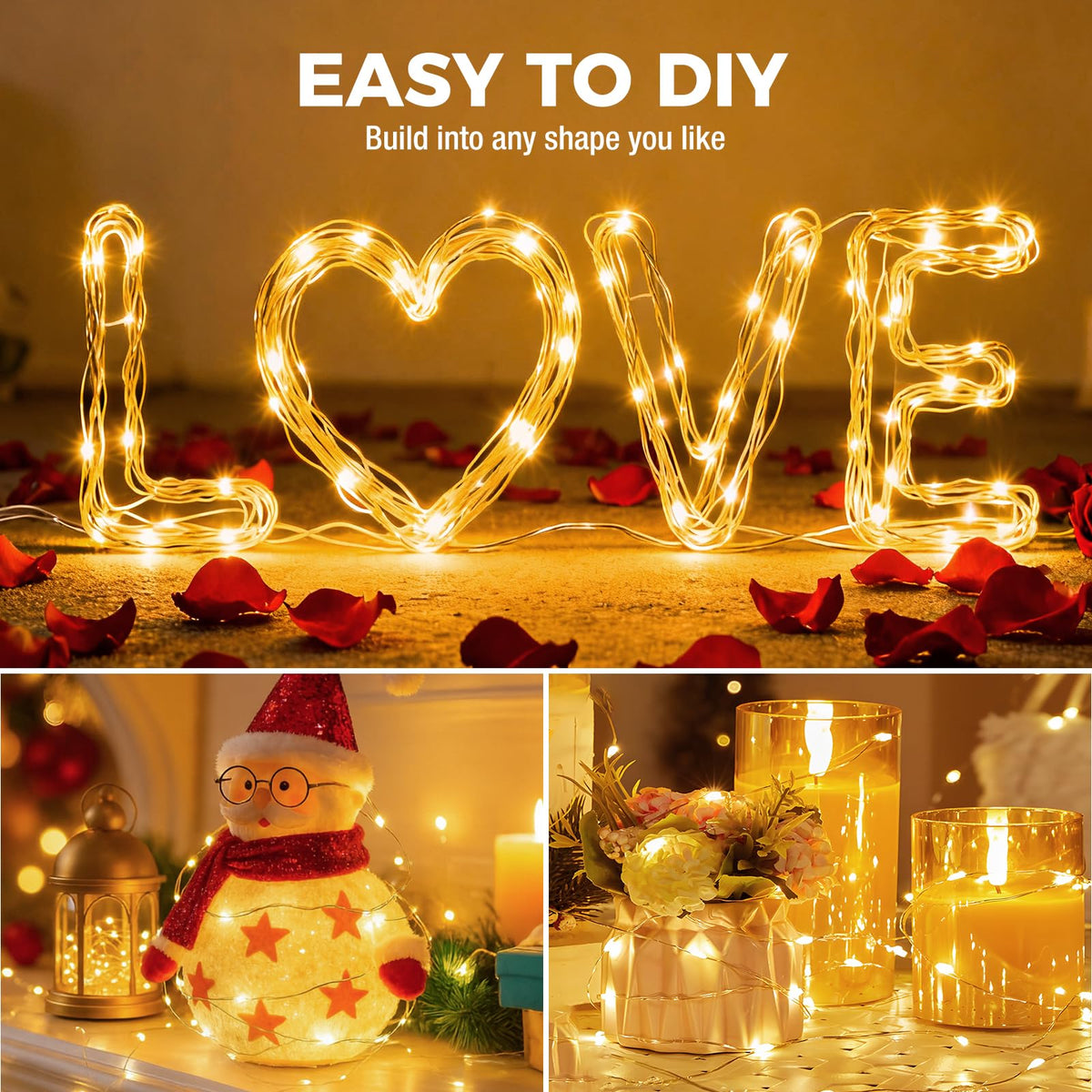 litogo 12 Pack Fairy Lights Battery Powered 3 Modes,2M 20LED Twinkle Lights 🍁 All In One Marketplace Canada